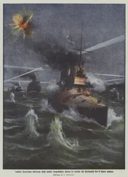 Audacieuse incursion nocturne de nos torpilleurs dans le détroit des Dardanelles sous le feu ennemi